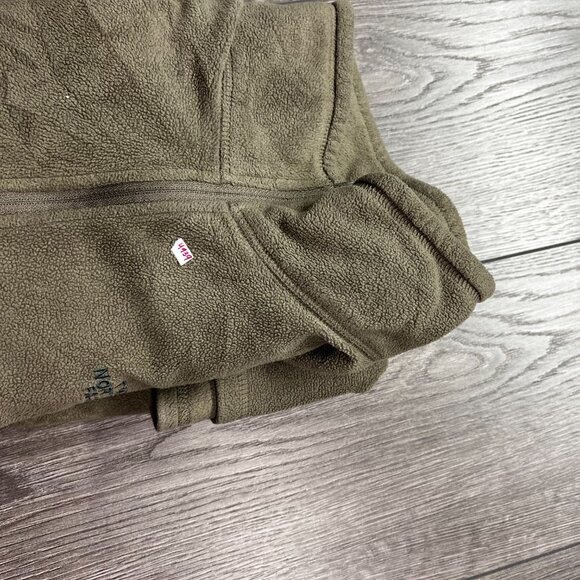 The North Face Fleece Quarter 1/4 Zip Fleece Sweater Brown XL Extra Large - Picture 8 of 8
